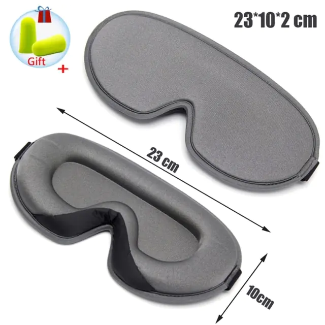 Memory Foam Silk Sleep Mask & Eye Patches - Image 9