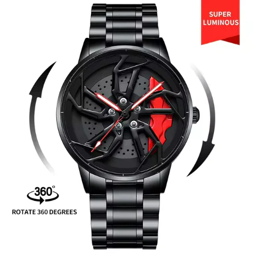 Men 3D Real Wheel Watches - Image 4