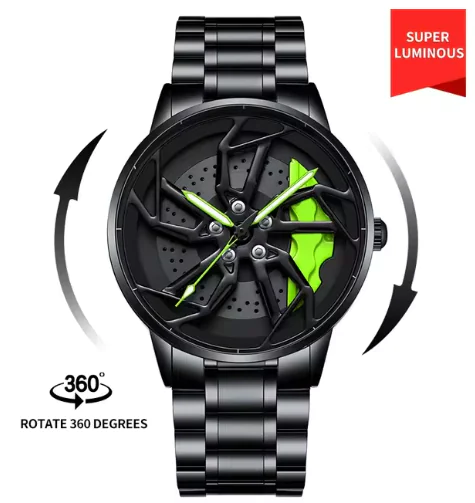 Men 3D Real Wheel Watches - Image 5