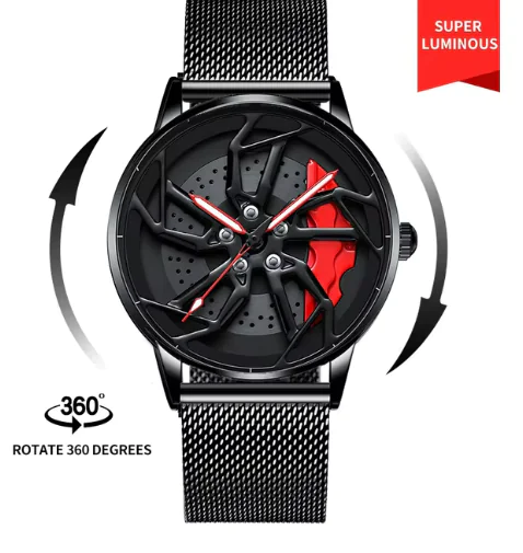 Men 3D Real Wheel Watches - Image 6