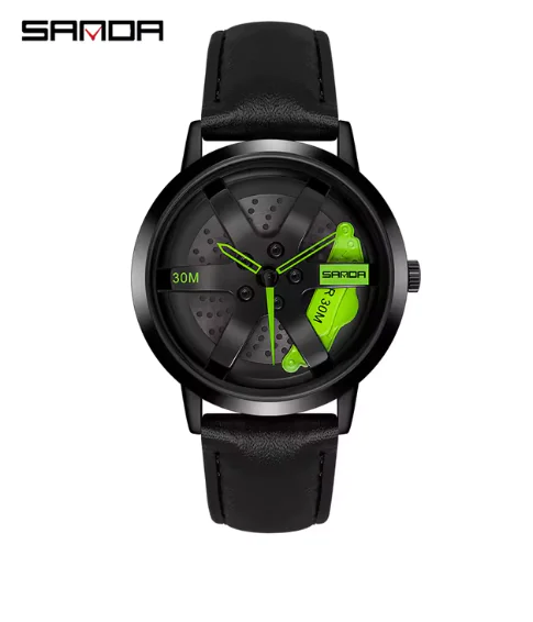 Men's 3D Car Wheel Sports Watch - Waterproof Quartz - Image 15