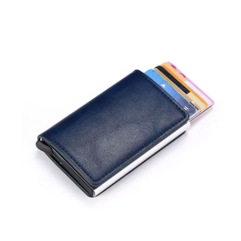 Men's and Women's Smart Aluminum Alloy Wallet Holder - Image 12