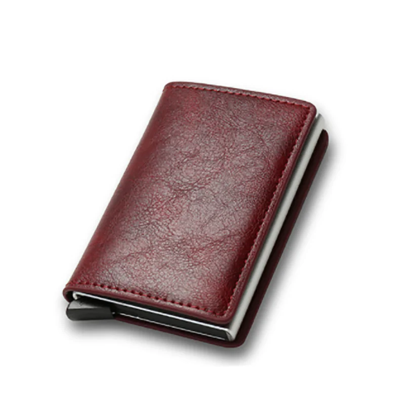 Men's and Women's Smart Aluminum Alloy Wallet Holder - Image 5
