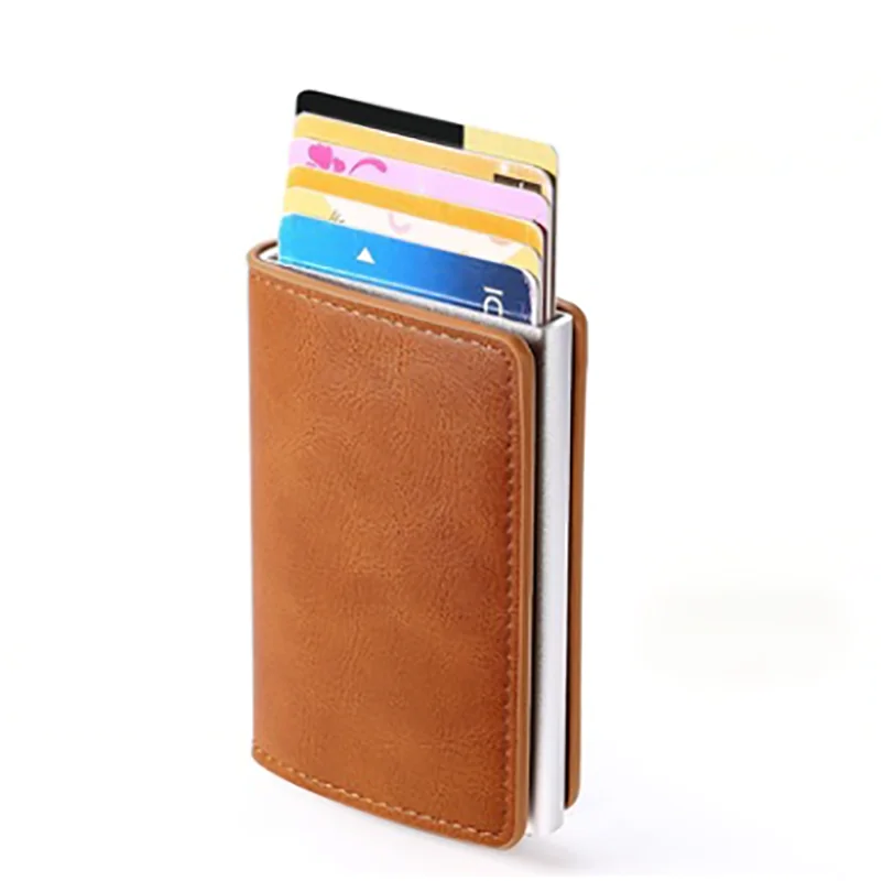 Men's and Women's Smart Aluminum Alloy Wallet Holder - Image 6