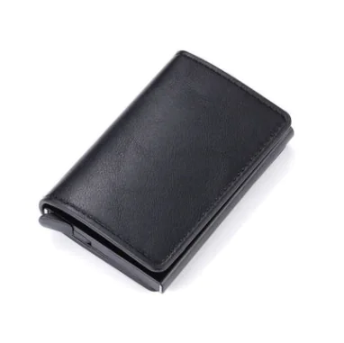 Men's and Women's Smart Aluminum Alloy Wallet Holder - Image 9