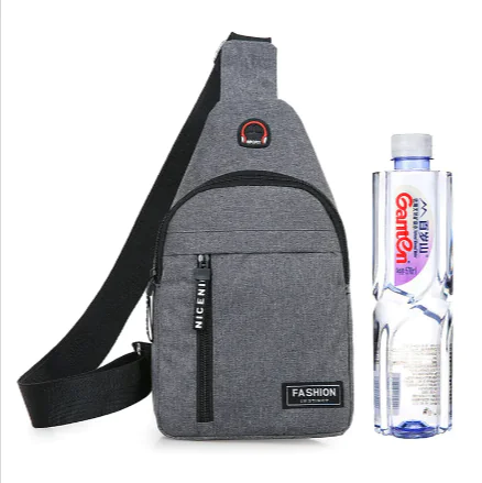 Men's Canvas Crossbody Bag - Image 4