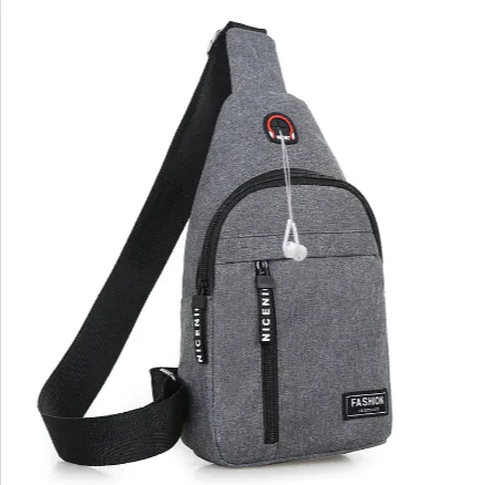 Men's Canvas Crossbody Bag - Image 7