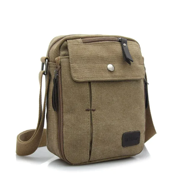 Men's Canvas Shoulder Messenger Bag - Image 3