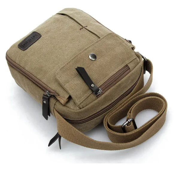 Men's Canvas Shoulder Messenger Bag - Image 4