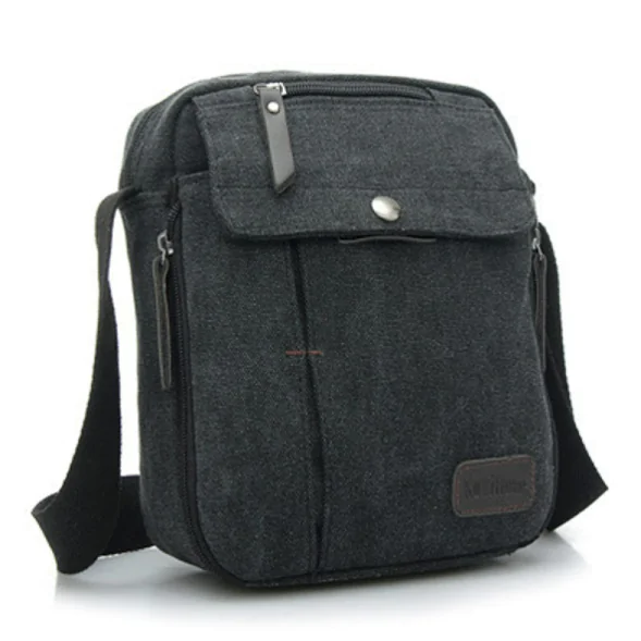 Men's Canvas Shoulder Messenger Bag - Image 8