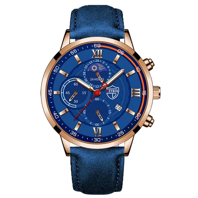Men's Casual Leather Watch - Image 14