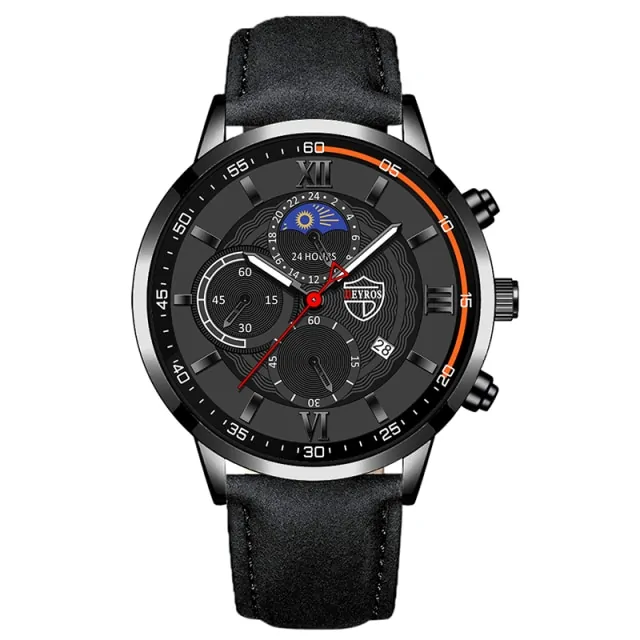 Men's Casual Leather Watch - Image 16