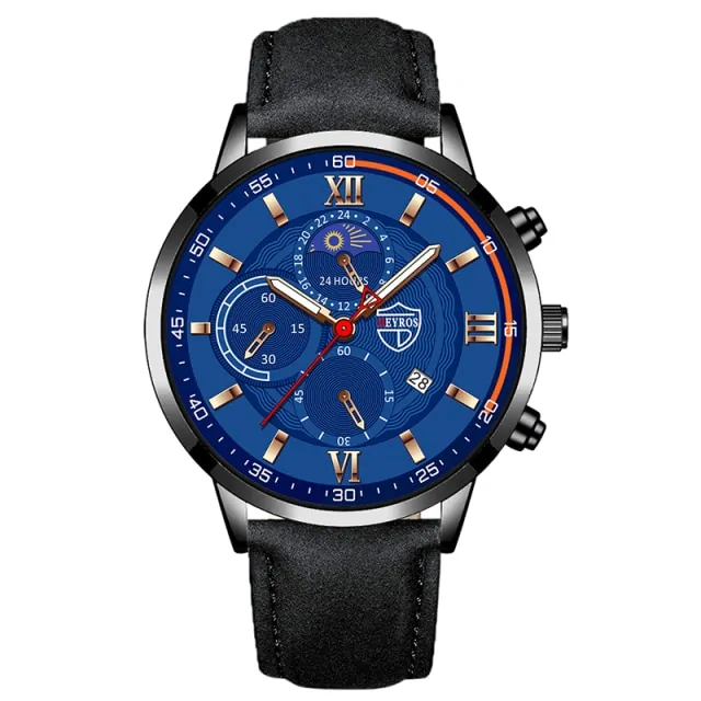 Men's Casual Leather Watch - Image 17
