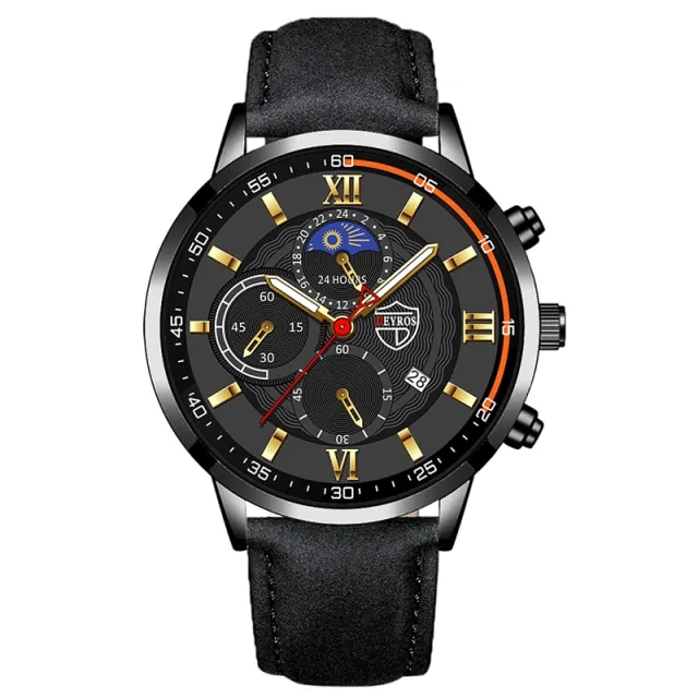 Men's Casual Leather Watch - Image 18