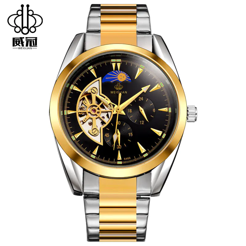 Men's Fashion Automatic Mechanical Watch with Water Resistance - Image 4