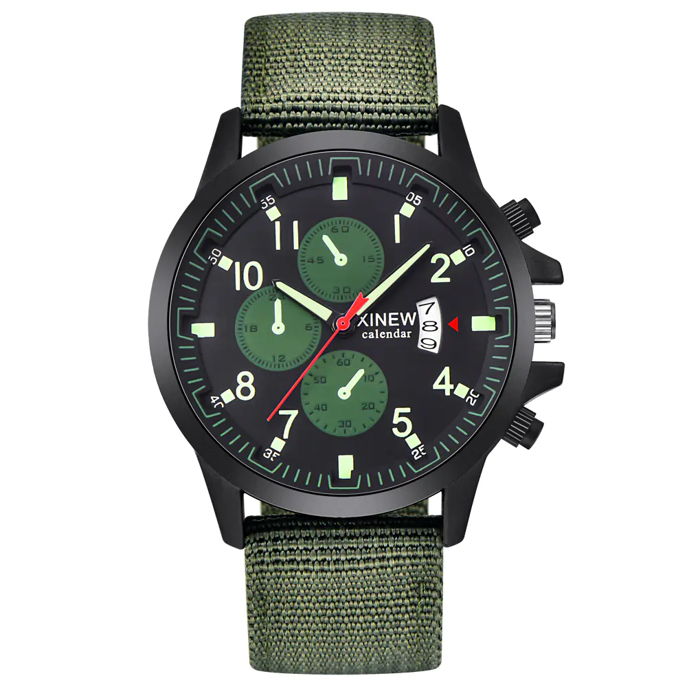 Men's Fashion Nylon Band Military Sports Watch - Image 3