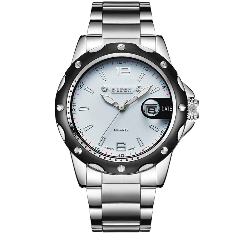 Men's Fashionable Waterproof Silicone Quartz Watch