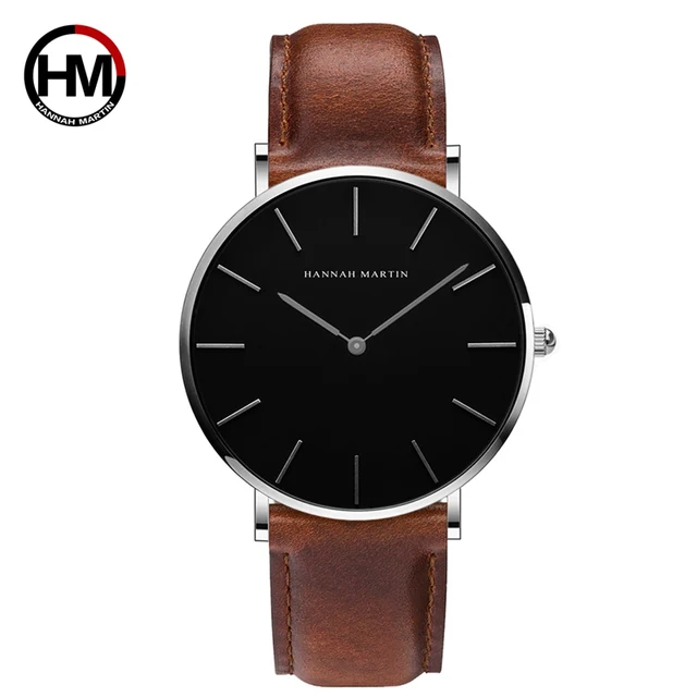 Men's Full Black Slim Simple Unisex Wristwatch - Image 11
