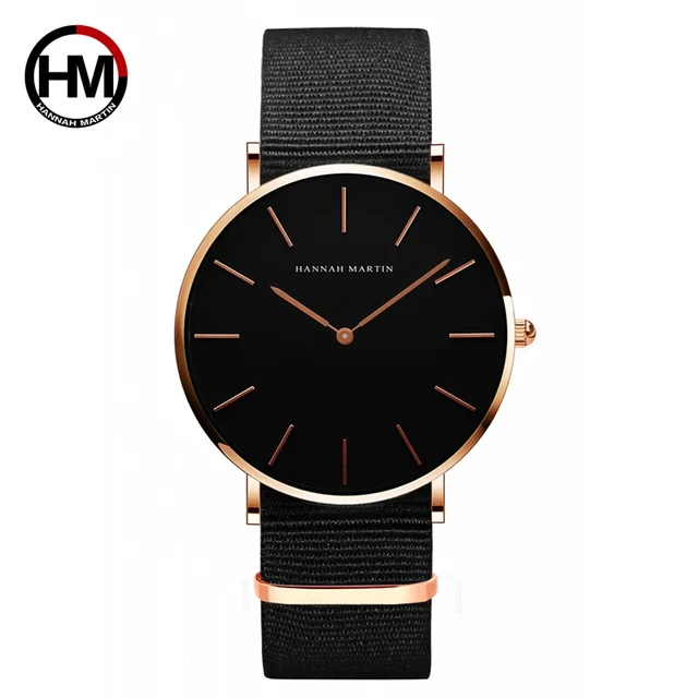 Men's Full Black Slim Simple Unisex Wristwatch - Image 7