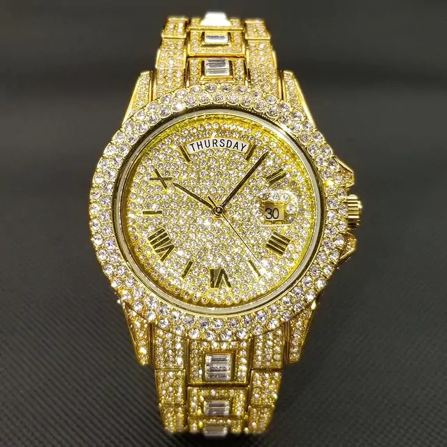 Men's Luxury Crystal Watches - Image 2