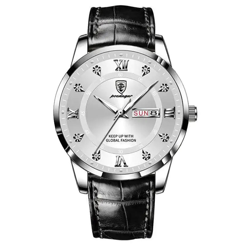 Men's Luxury Leather Sports Watch - Image 10