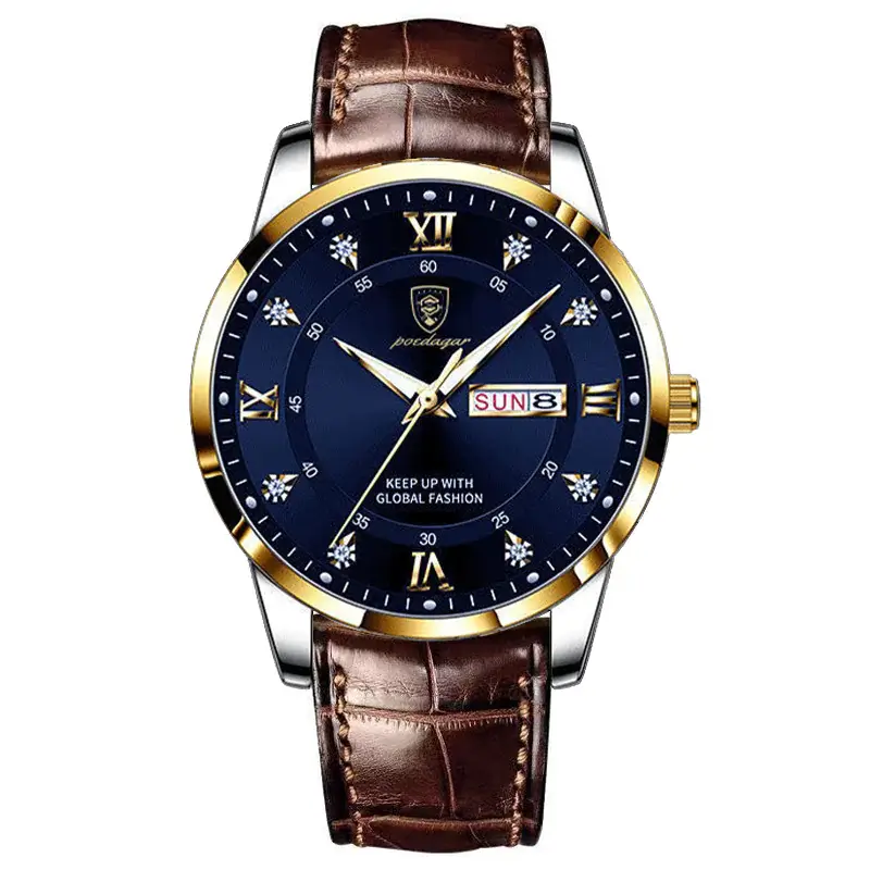 Men's Luxury Leather Sports Watch - Image 16