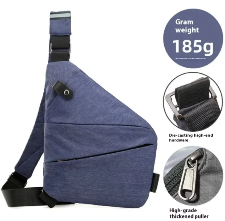 Men's Nylon Crossbody Bag - Image 12