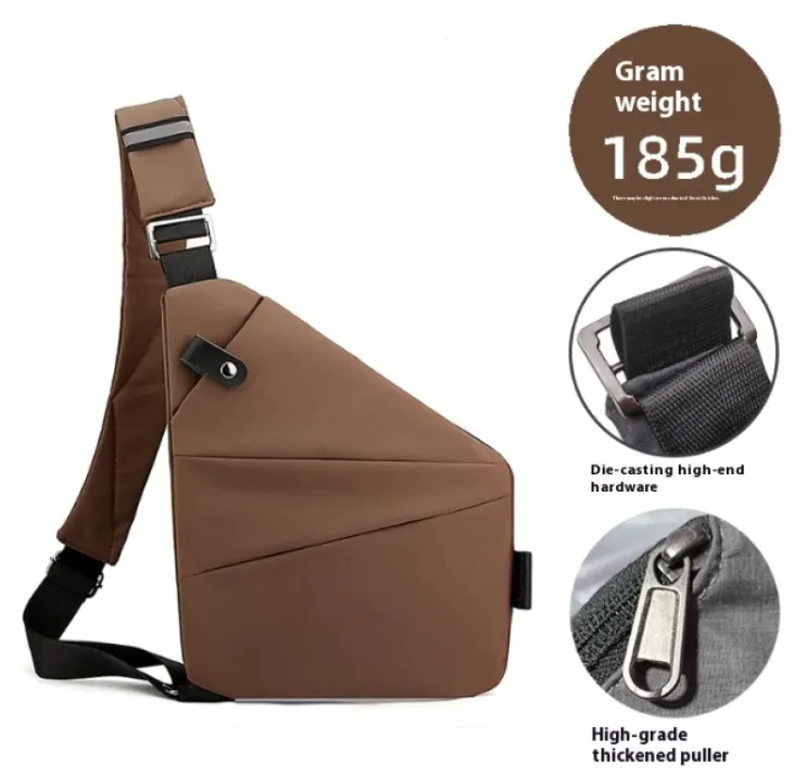 Men's Nylon Crossbody Bag - Image 5
