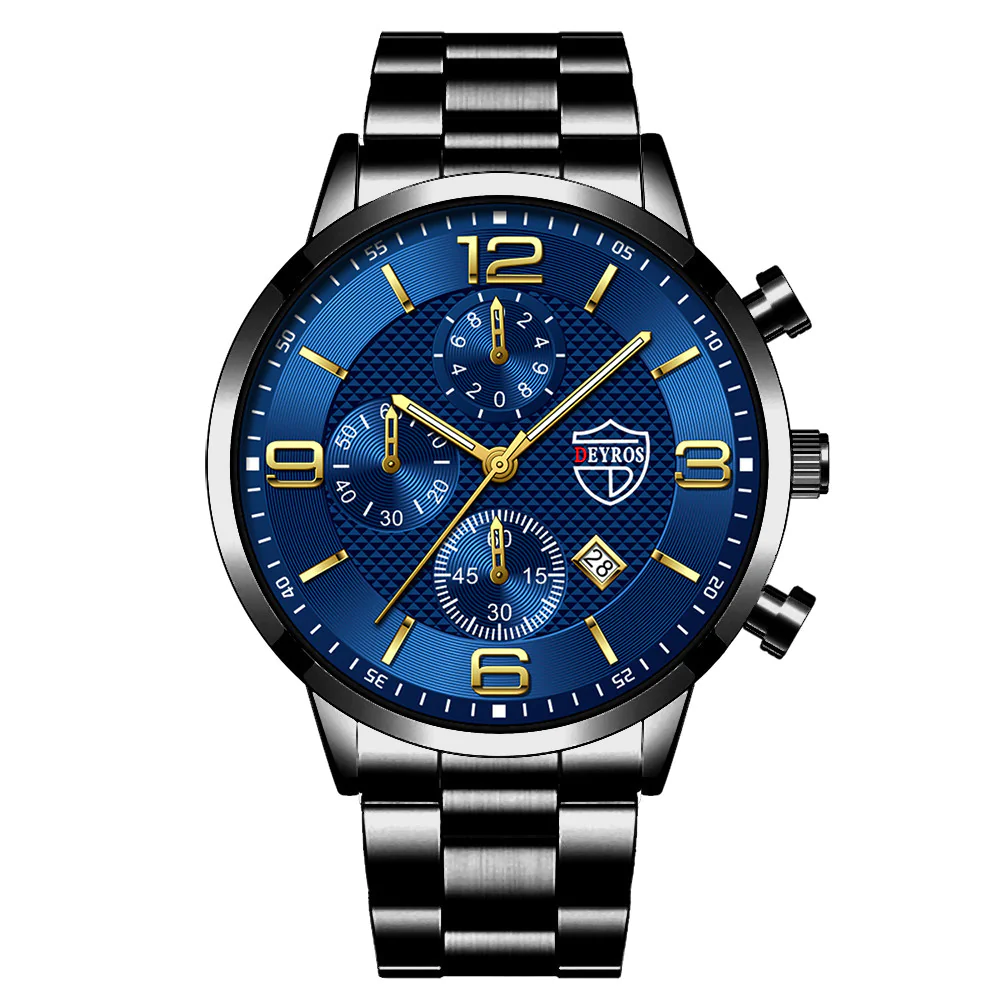 Men's Quartz Watch with Luminous Hands and Calendar - Image 10