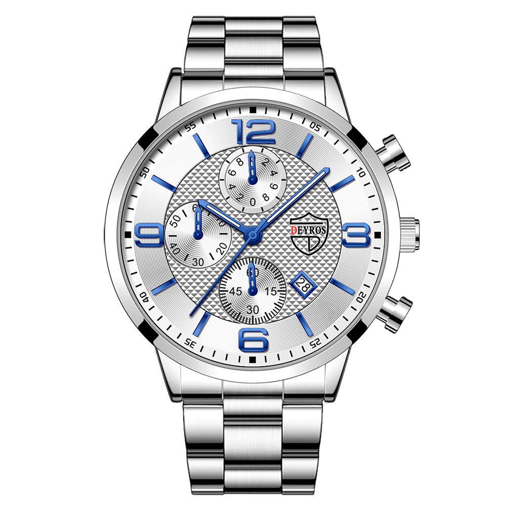 Men's Quartz Watch with Luminous Hands and Calendar - Image 15