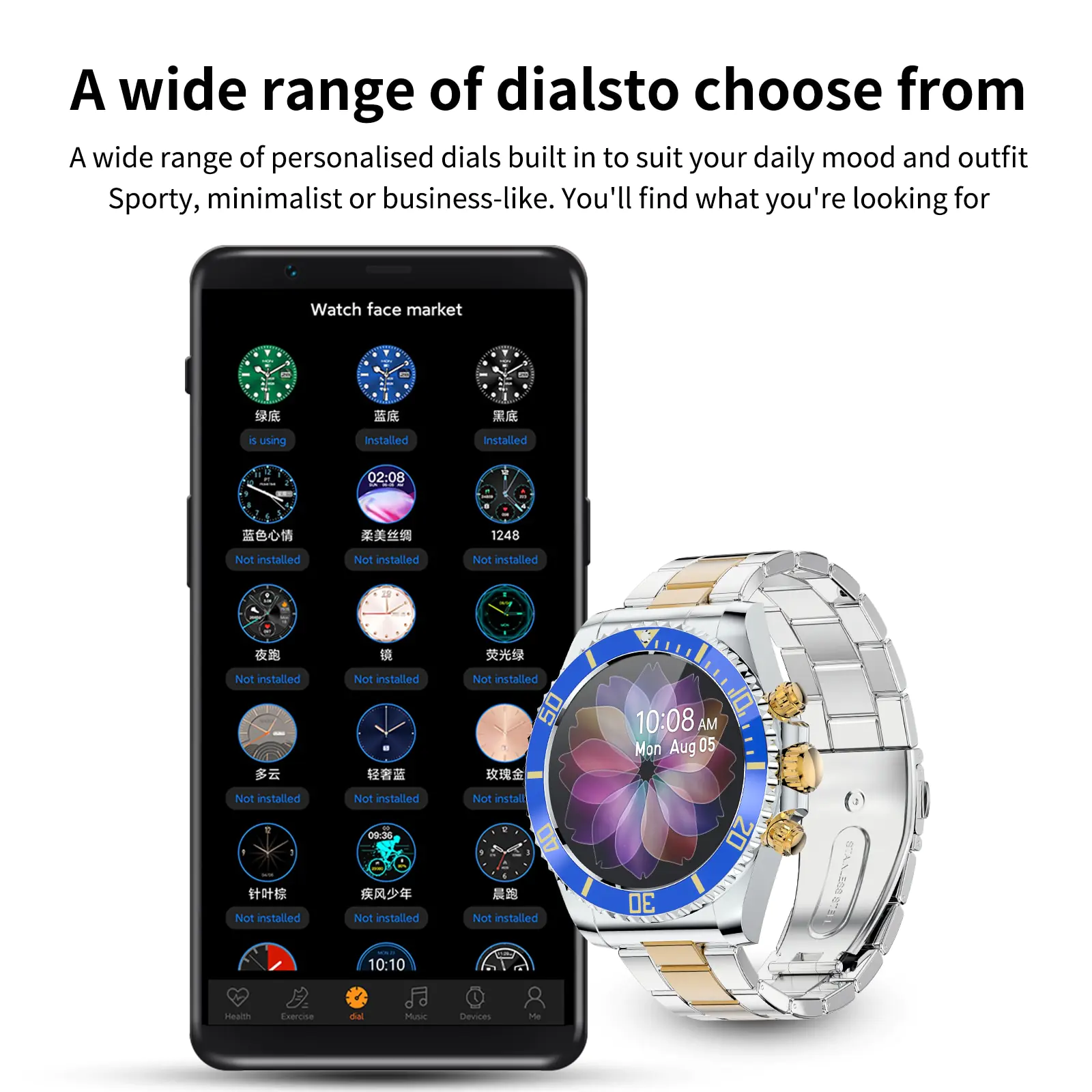 Men's Smart Watch Bluetooth Call Message Display - Image 4