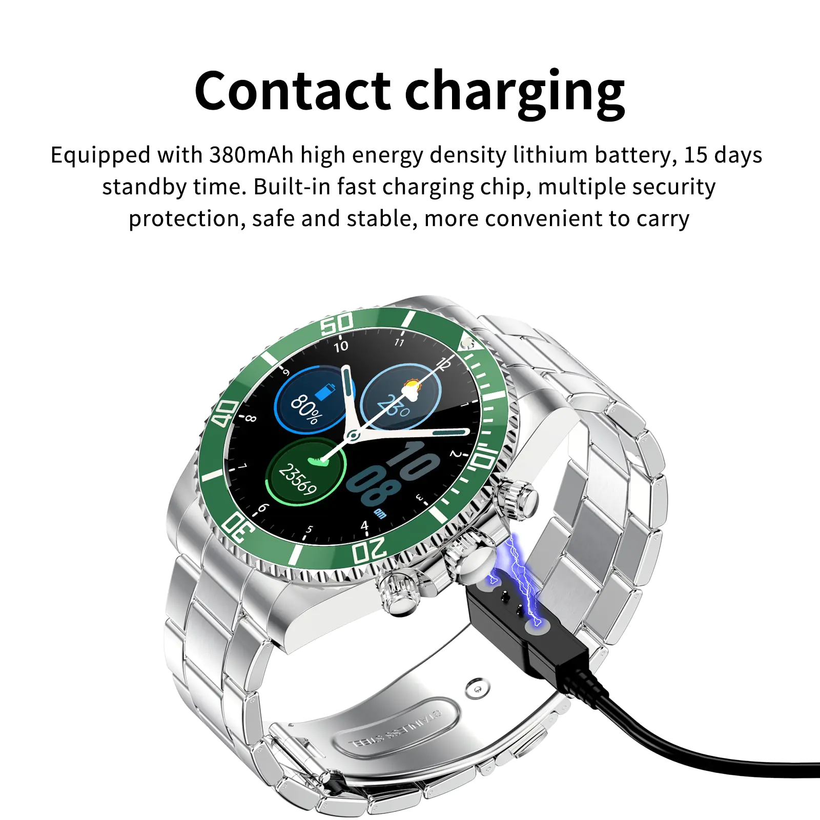Men's Smart Watch Bluetooth Call Message Display - Image 5