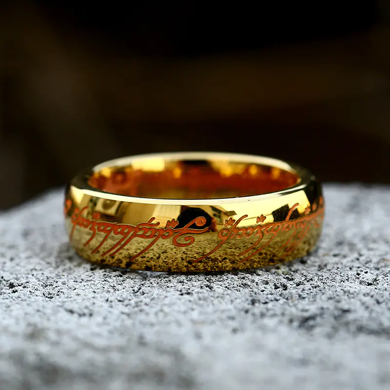 Men's Stainless Steel Vacuum Electroplated Ring - Image 25