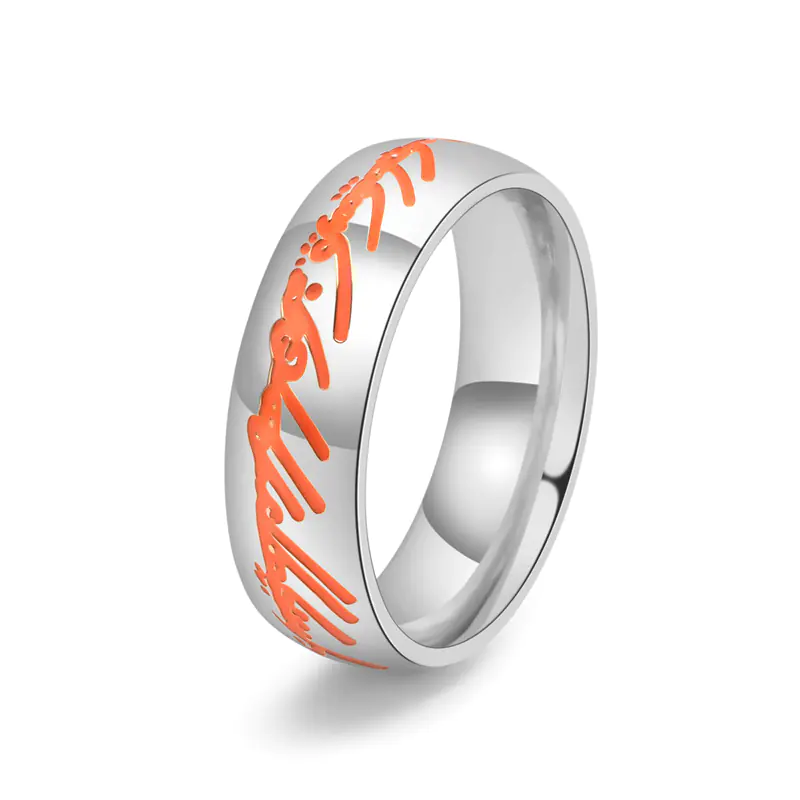 Men's Stainless Steel Vacuum Electroplated Ring - Image 34