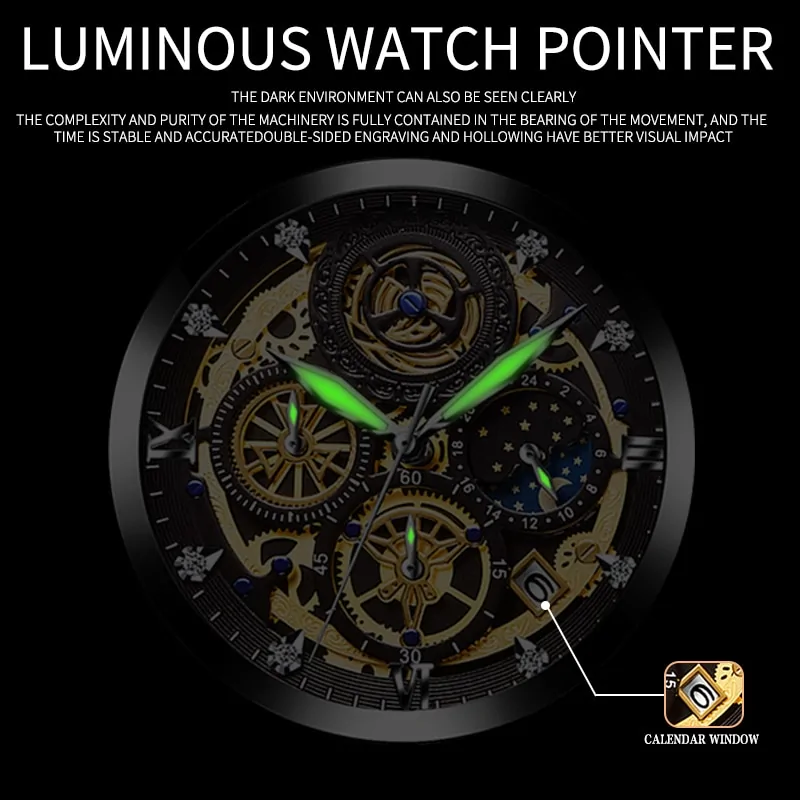 Men's Stainless Steel Watch - Image 5
