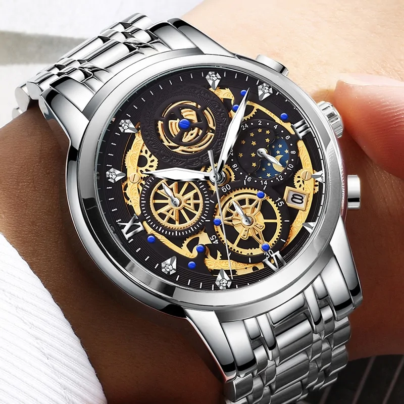 Men's Stainless Steel Watch - Image 6