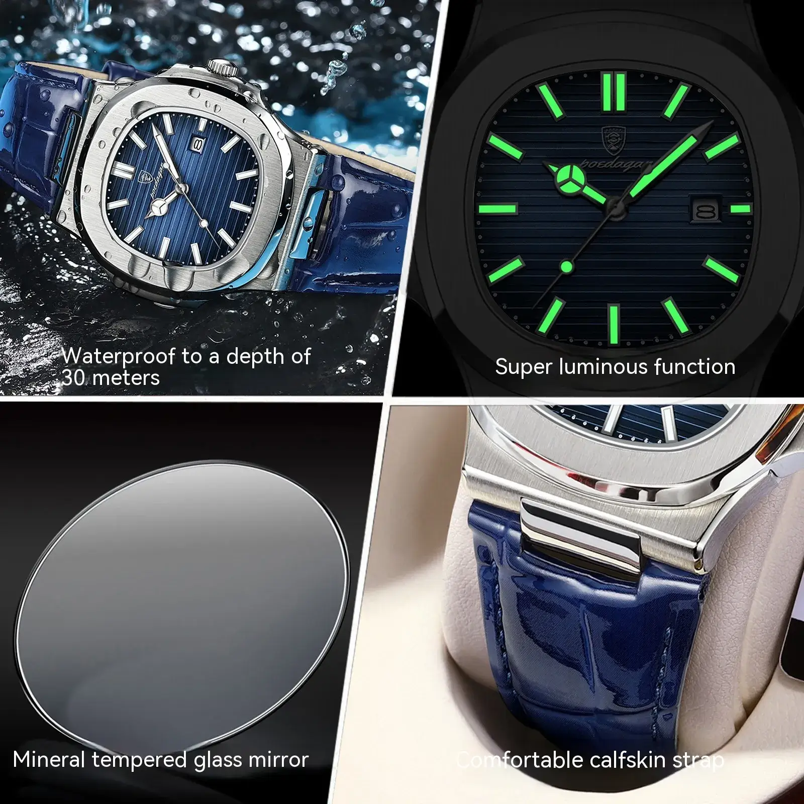 Men's Waterproof Luminous Quartz Watch - Image 15