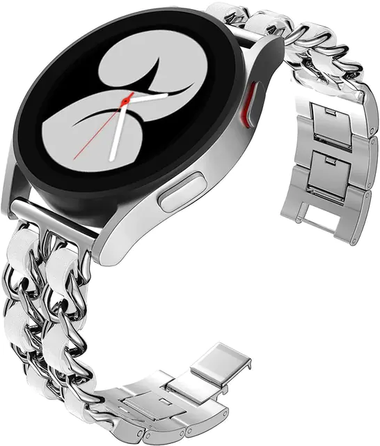 Metal Leather Strap for Samsung Watch - Image 27
