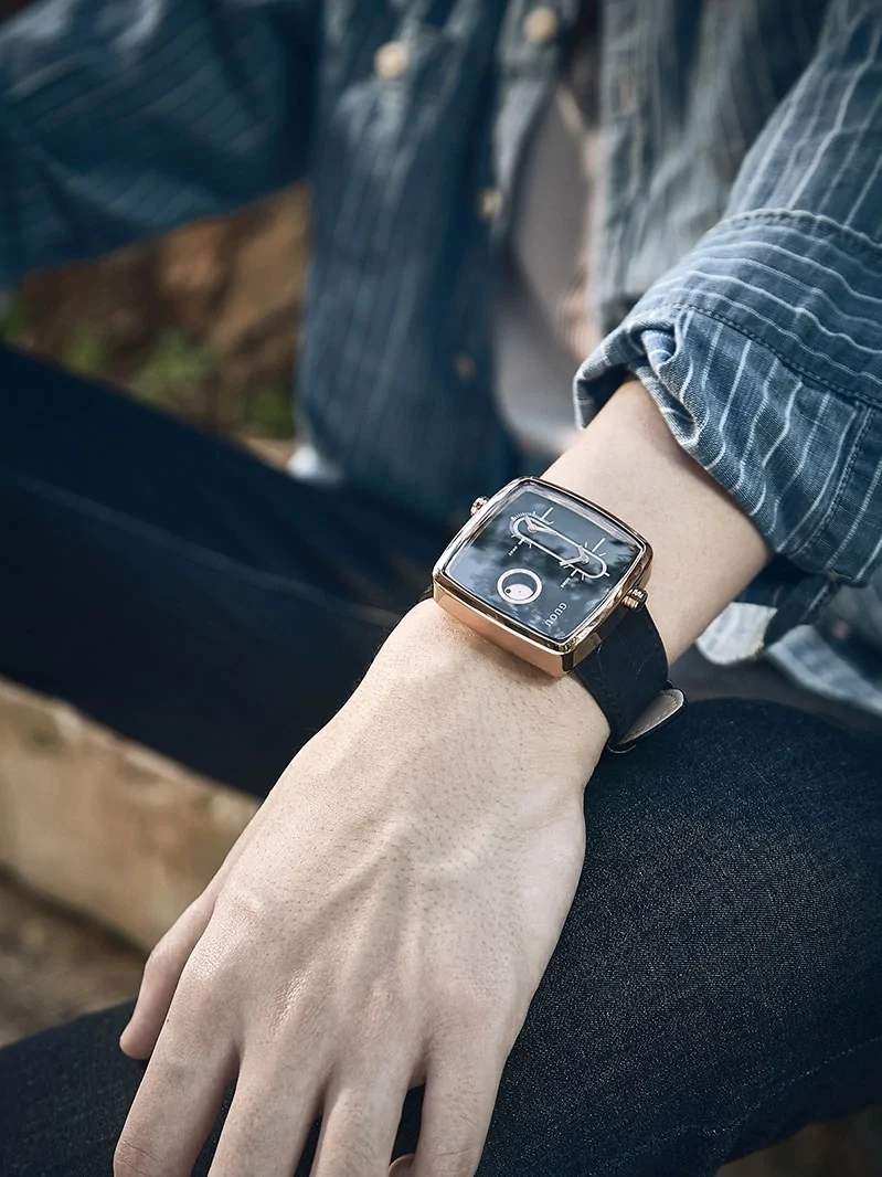 Military Leather Belt Sports Watch - Image 2