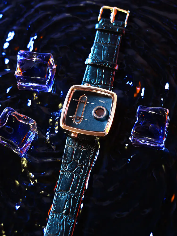 Military Leather Belt Sports Watch - Image 4