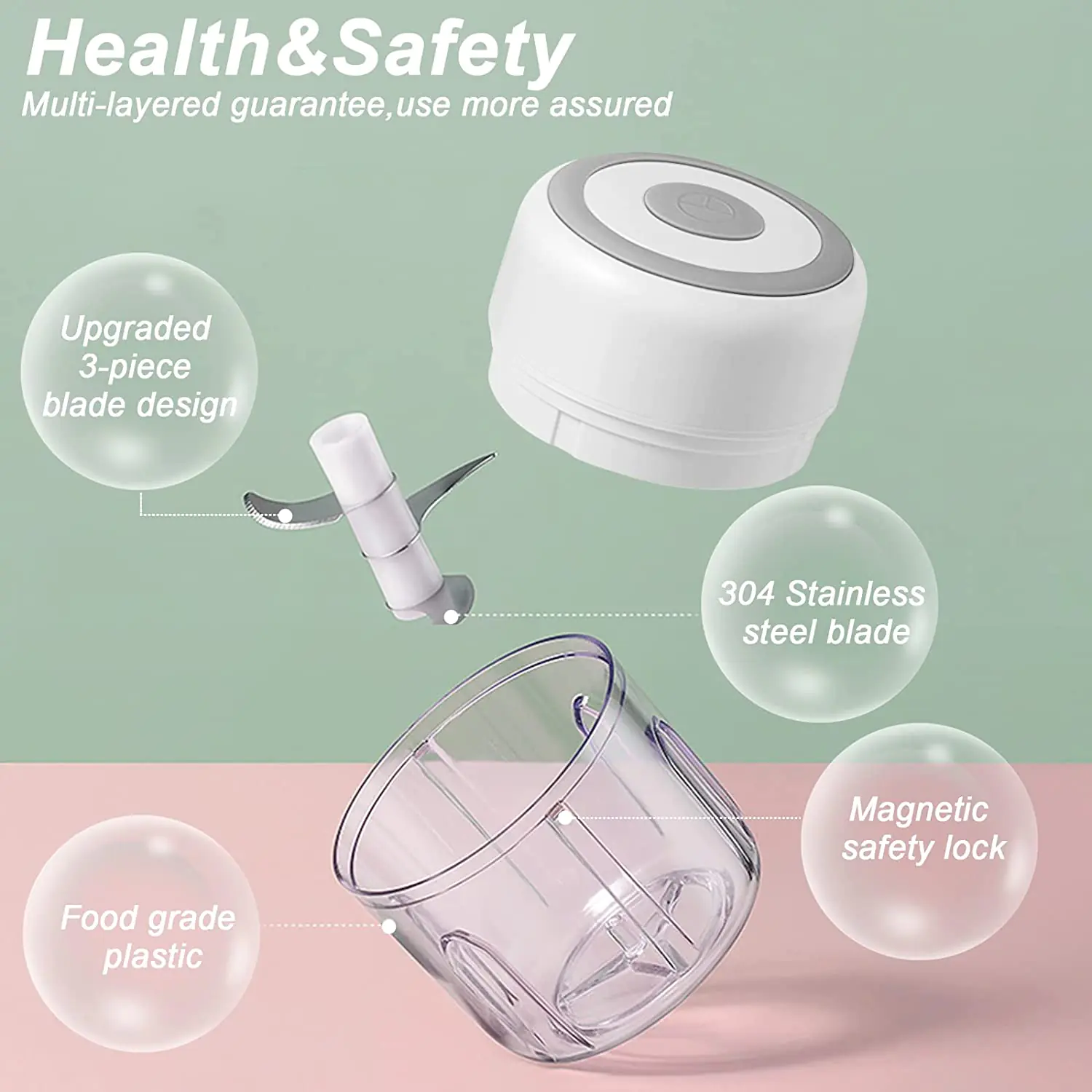 Mini Electric Garlic Chopper - Image 6