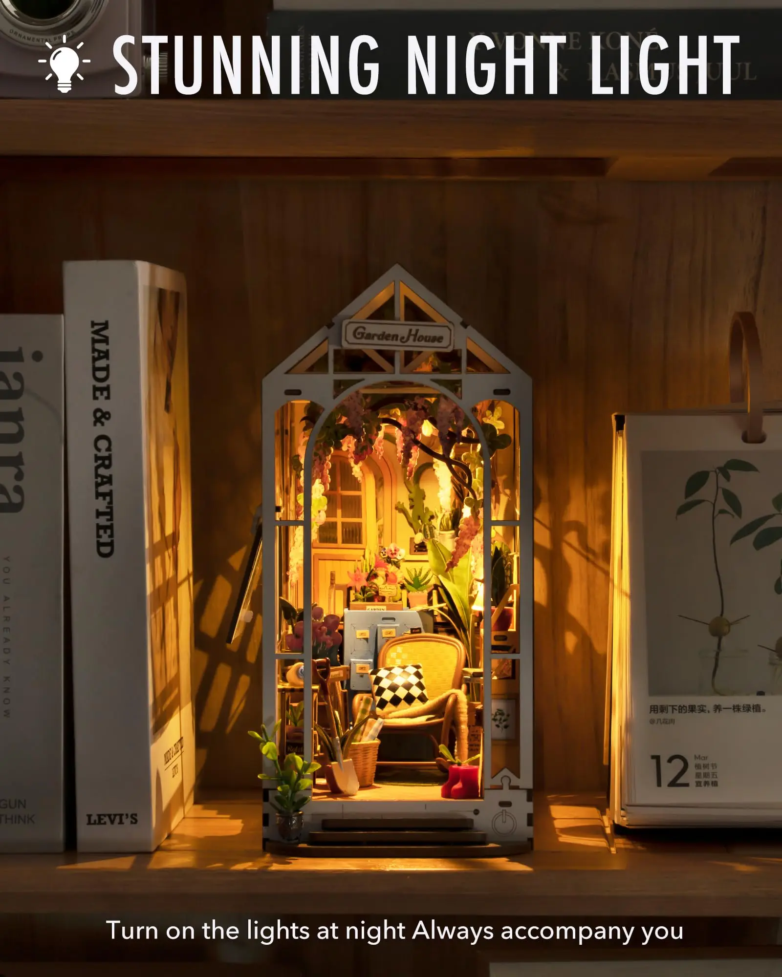 Mini Garden House Book Nook Kit - Image 2