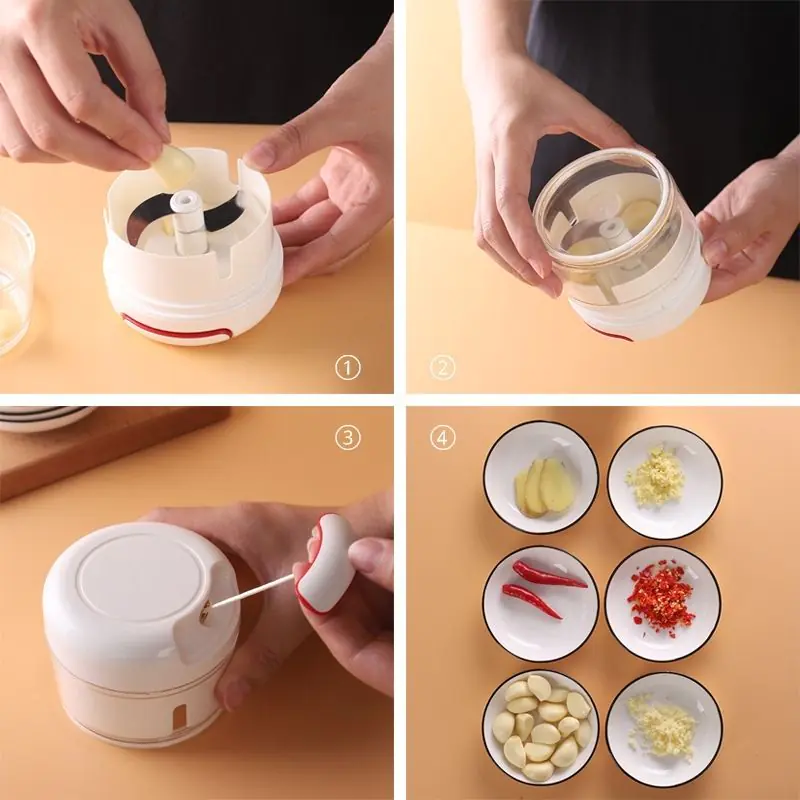Mini Manual Seasoning Processor Shredder - Image 8