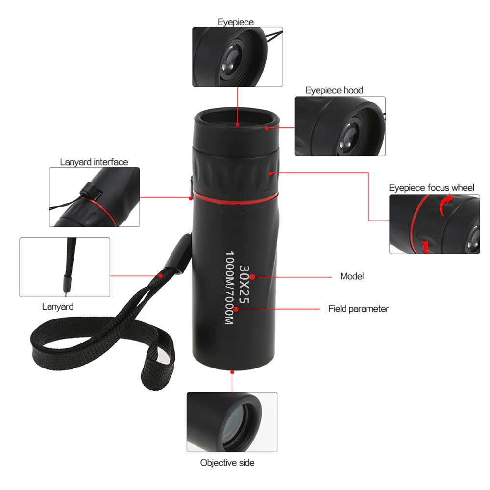 Mini Monocular Telescope for Outdoor Camping - Image 4