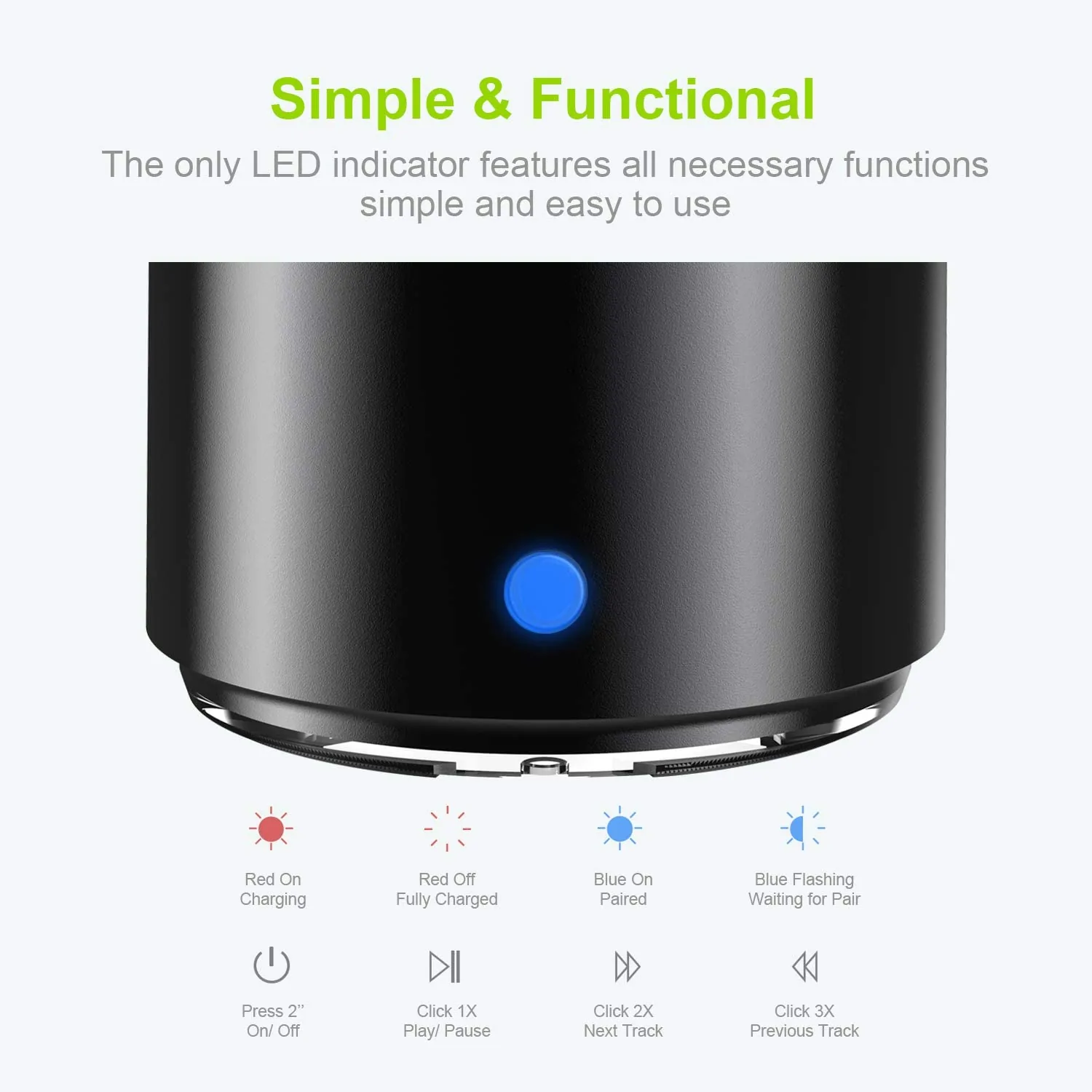 Mini Outdoors Waterproof Bluetooth Speaker - Image 4