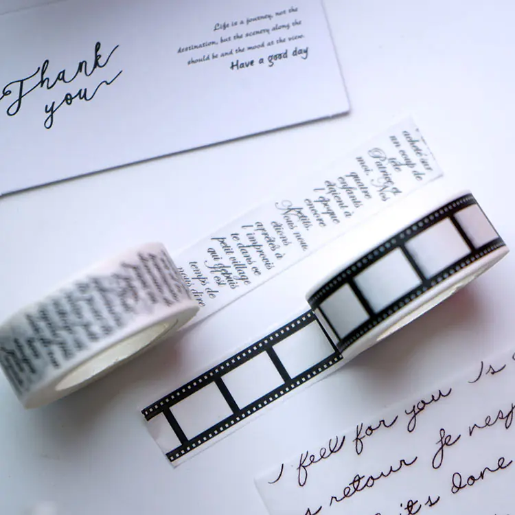 Minimalist Letter Washi Tape - Image 2