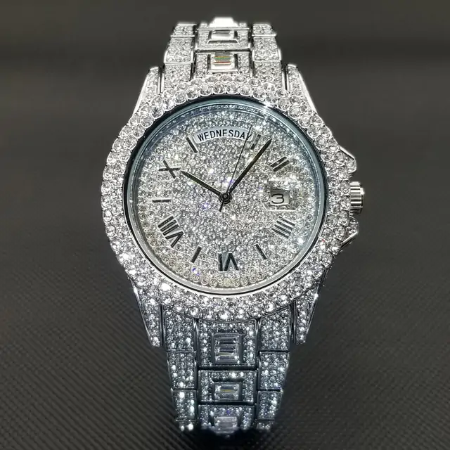 MISSFOX Diamond Watch For Men - Image 4