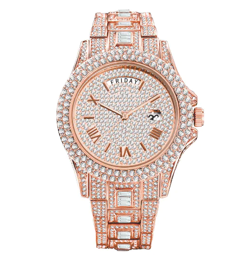 MISSFOX Diamond Watch For Men - Image 8