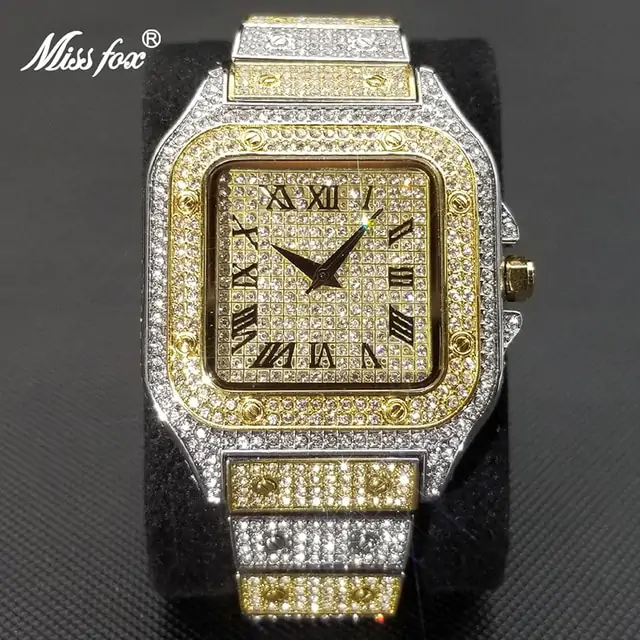 MISSFOX Ice Out Watch For Men - Image 10