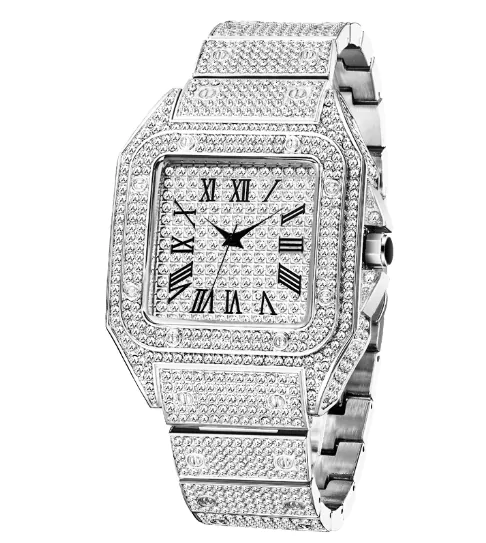 MISSFOX Ice Out Watch For Men - Image 14